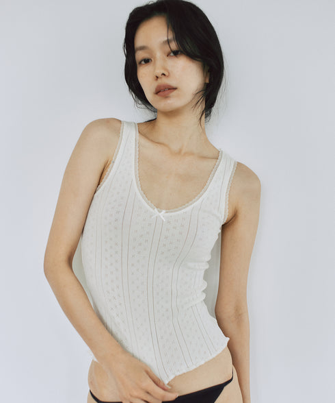 POINTELLE SCOOP TANK