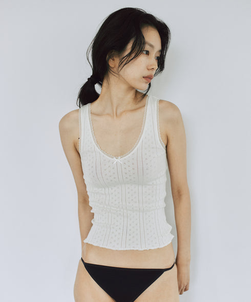 POINTELLE SCOOP TANK