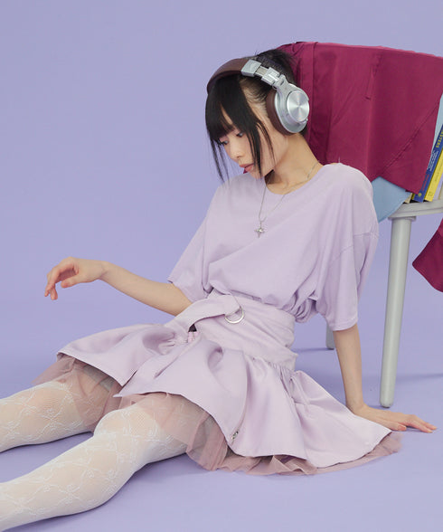 2WAYボリュームレイヤーチュニックベスト