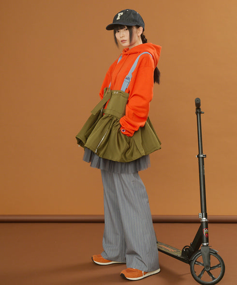 2WAYボリュームレイヤーチュニックベスト