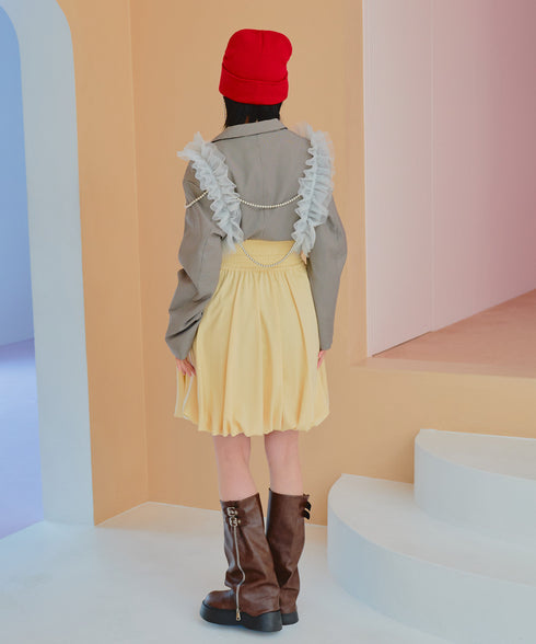 ボクシーバルーンスカート