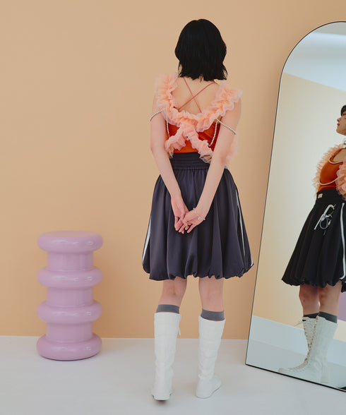 ボクシーバルーンスカート