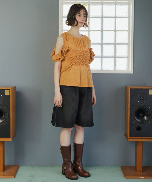 マルチウェイアレンジフリルトップス