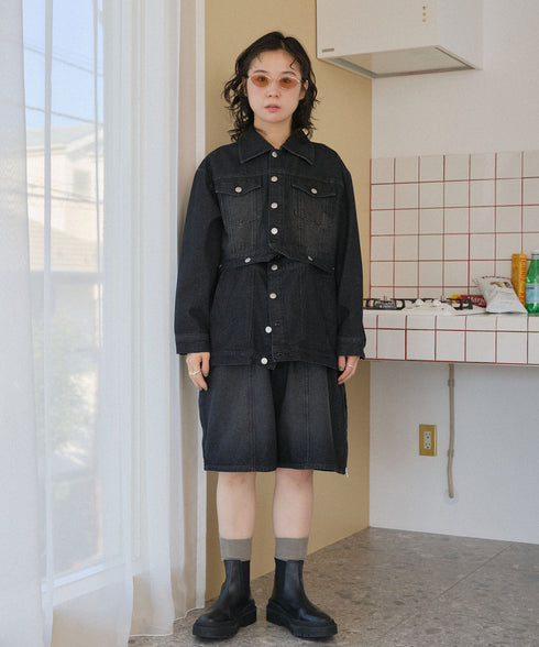 マルチウェイセパレートデニムジャケット