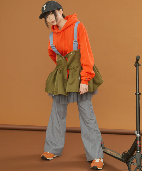 2WAYボリュームレイヤーチュニックベスト