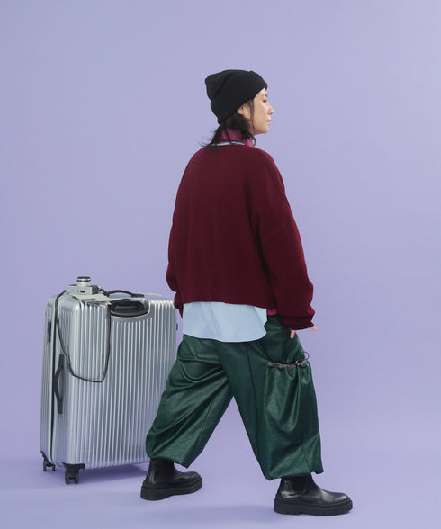 リラックスドローコードジップカーディガン