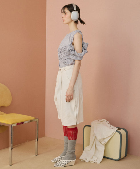 マルチウェイアレンジフリルトップス