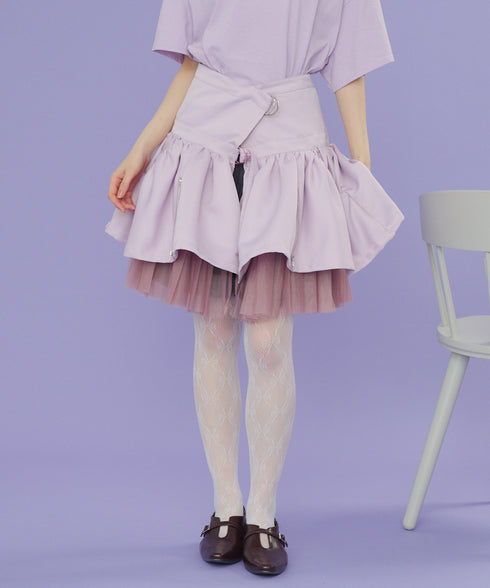 2WAYボリュームレイヤーチュニックベスト