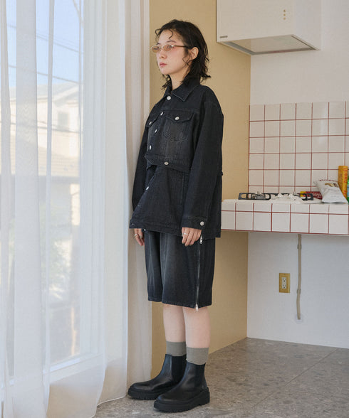 マルチウェイセパレートデニムジャケット