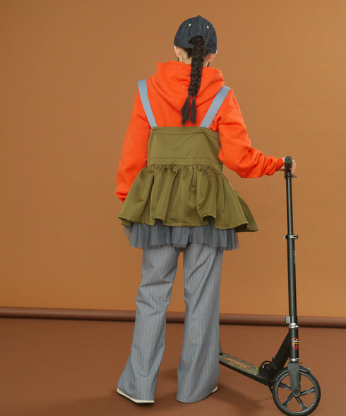 2WAYボリュームレイヤーチュニックベスト