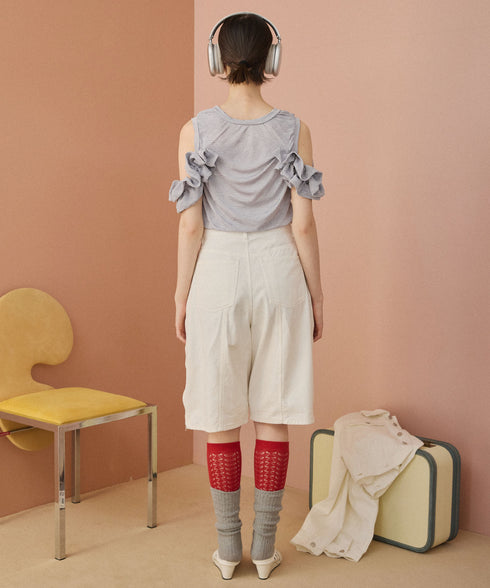 マルチウェイアレンジフリルトップス