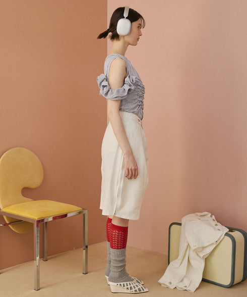 マルチウェイアレンジフリルトップス