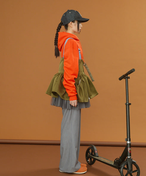 ストライプラップスカート&フレアパンツ