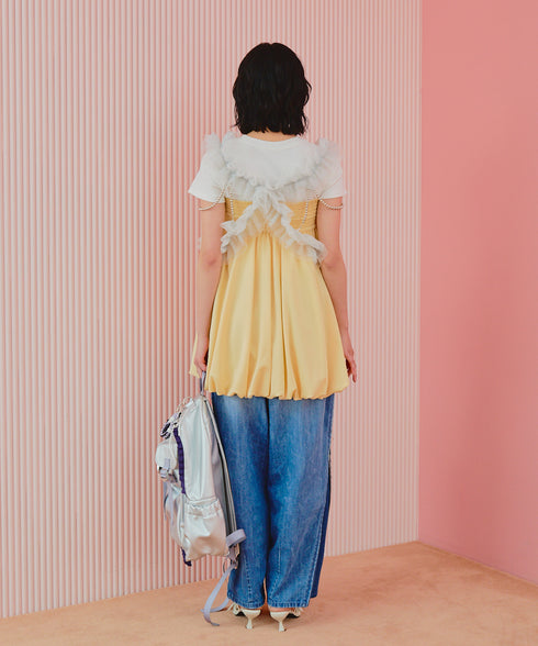 ボクシーバルーンスカート