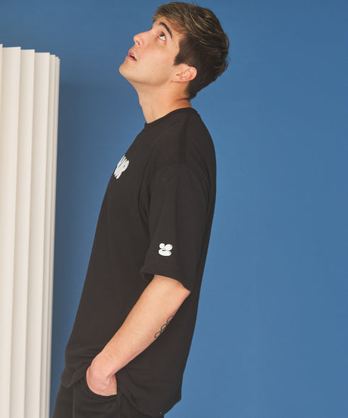 ふっぅにふっぅのTシャツ黒