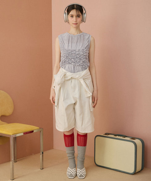 マルチウェイアレンジフリルトップス