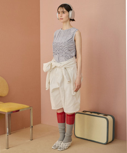 マルチウェイアレンジフリルトップス