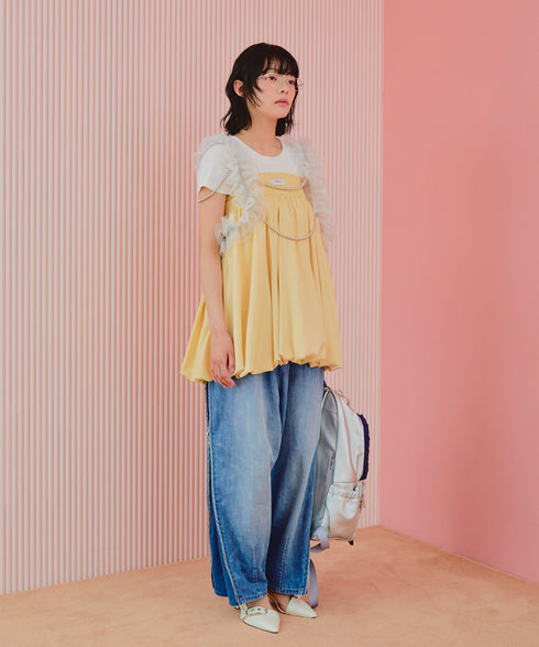 ボクシーバルーンスカート