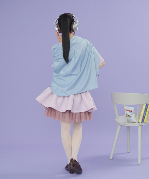 2WAYボリュームレイヤーチュニックベスト