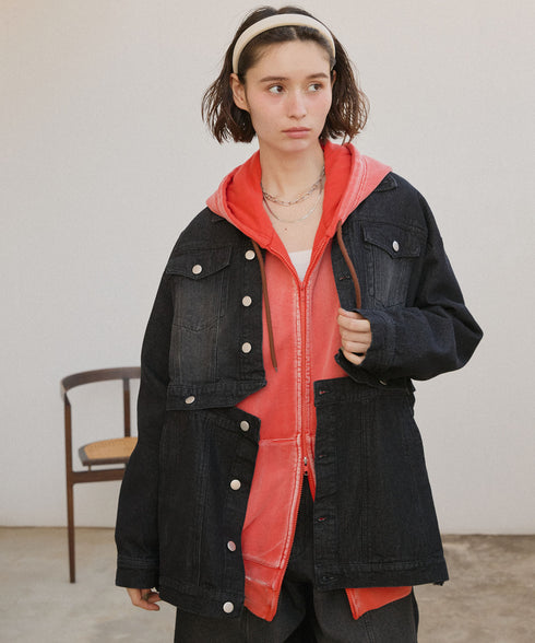 マルチウェイセパレートデニムジャケット