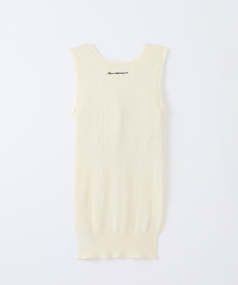PALM CUP ORGANIC COTTON SLEEVELESS