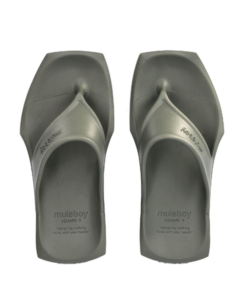 SQUARE X FLIP FLOP(カーキ)