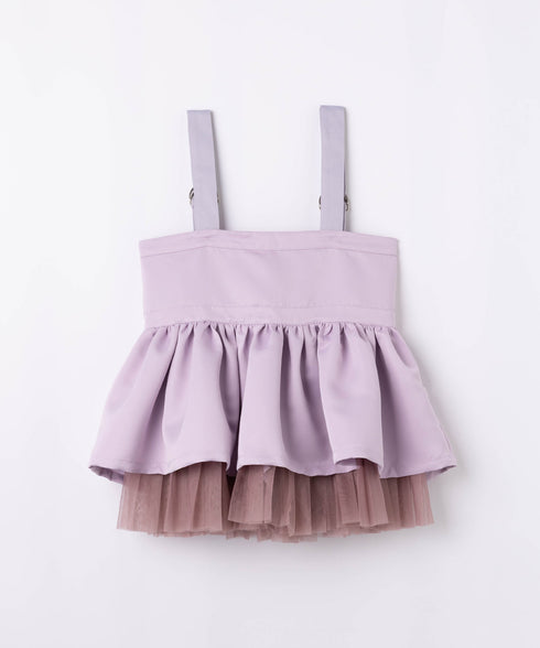 2WAYボリュームレイヤーチュニックベスト