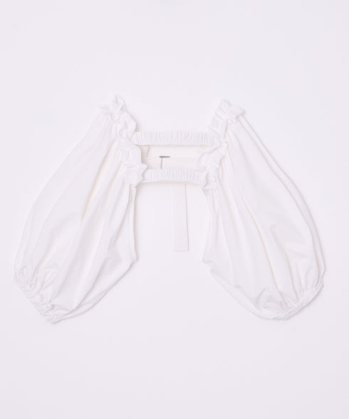 ドライタッチエアリーパフスリーブ