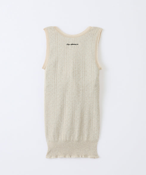 PALM CUP ORGANIC COTTON SLEEVELESS