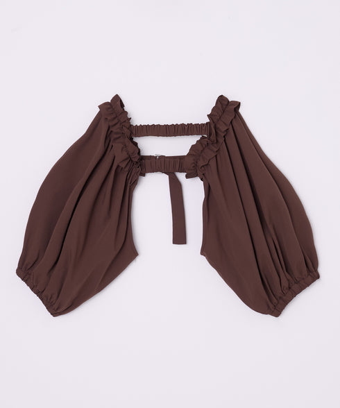 ドライタッチエアリーパフスリーブ