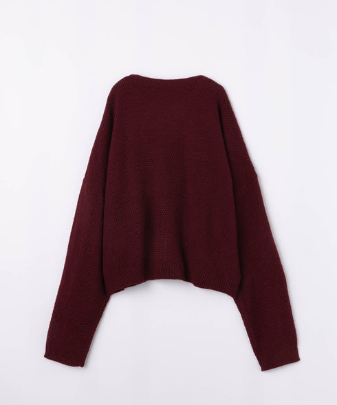 リラックスドローコードジップカーディガン