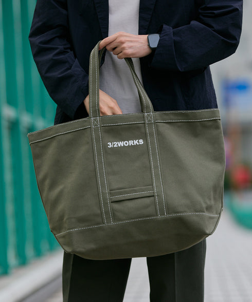 ユーティリティキャンバストートバッグ