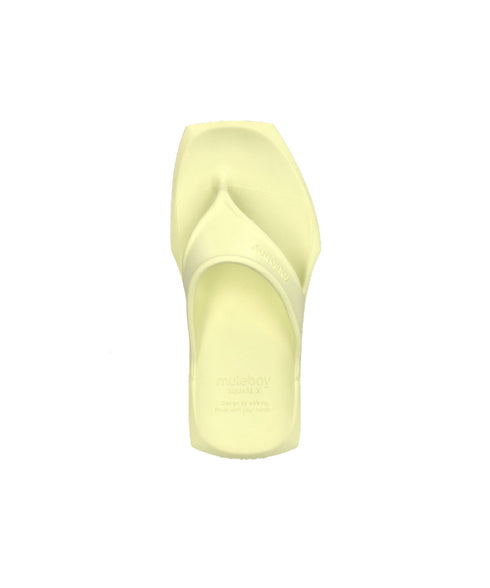 SQUARE X FLIP FLOP(ペールイエロー)