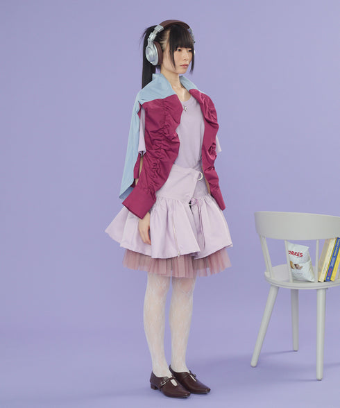 2WAYボリュームレイヤーチュニックベスト