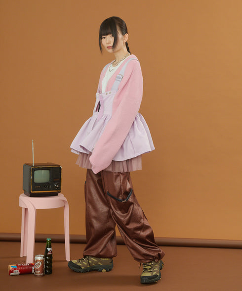 2WAYボリュームレイヤーチュニックベスト