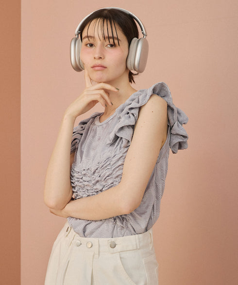 マルチウェイアレンジフリルトップス