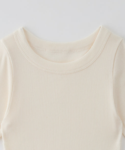 SHEER CREW NECK TEE