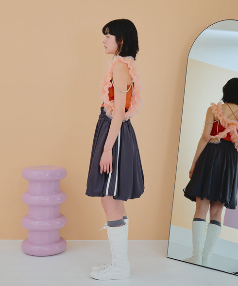 ボクシーバルーンスカート