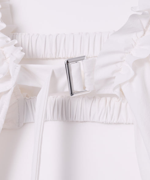 ドライタッチエアリーパフスリーブ