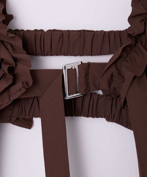 ドライタッチエアリーパフスリーブ