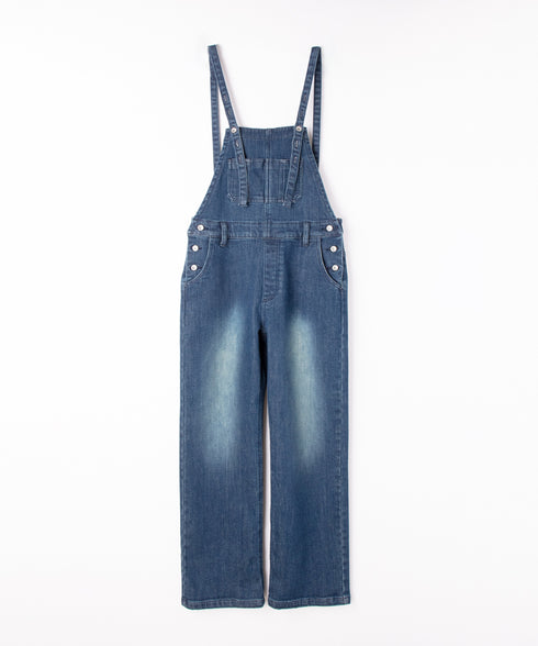 コンフォータブルデニム スリムオーバーオール