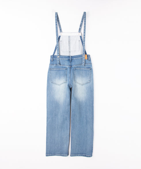 コンフォータブルデニム スリムオーバーオール