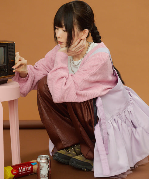 2WAYボリュームレイヤーチュニックベスト