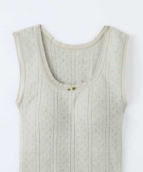 PALM CUP ORGANIC COTTON SLEEVELESS