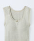 PALM CUP ORGANIC COTTON SLEEVELESS