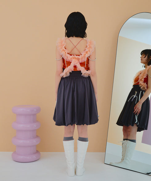 ボクシーバルーンスカート