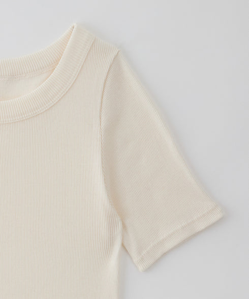 SHEER CREW NECK TEE