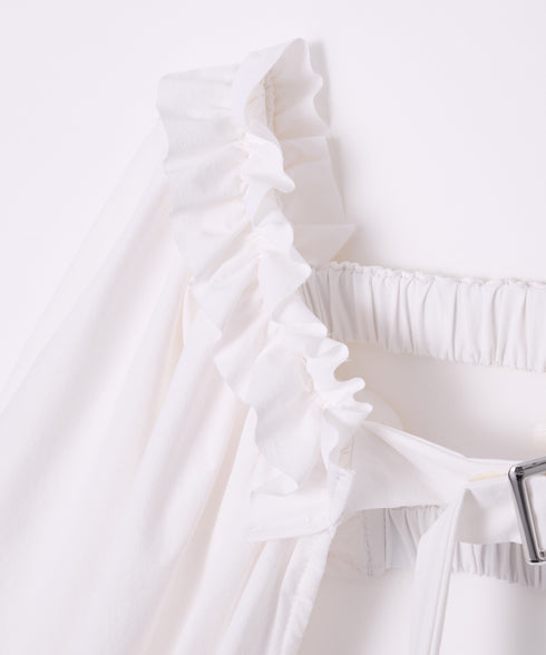 ドライタッチエアリーパフスリーブ