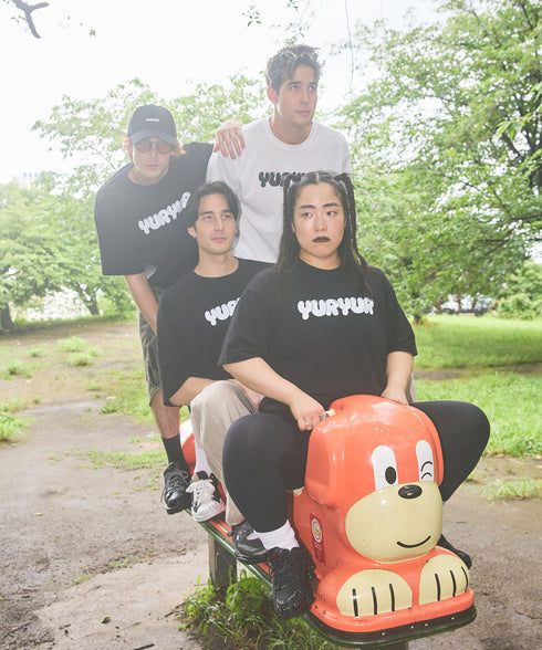 ふっぅにふっぅのTシャツ黒