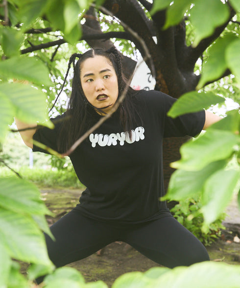 ふっぅにふっぅのTシャツ黒